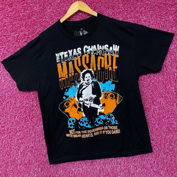 The Texas Chainsaw Massacre Who Will Survive Horror T-Shirt Large - Picture 3 of 5